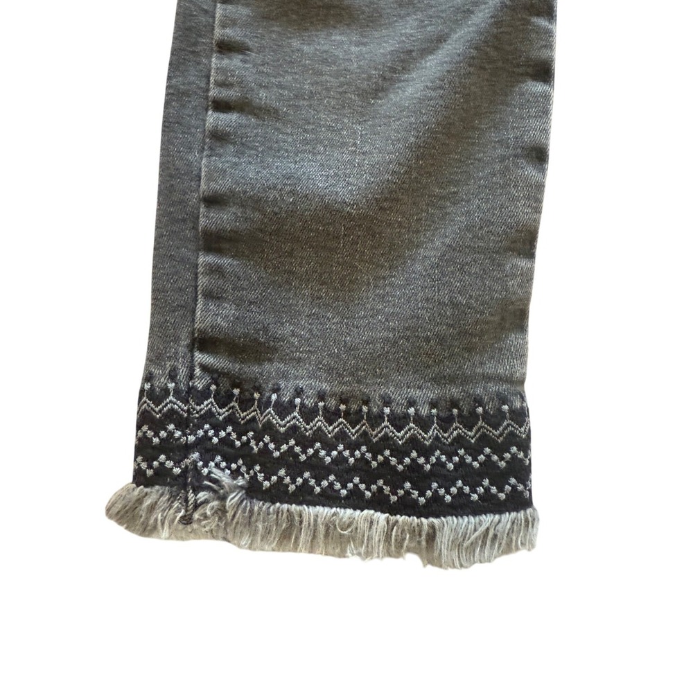 NWT Mavi Tess Gray High Rise Skinny Jeans Women's Distressed Frayed Hem 28/27 - Picture 13 of 14